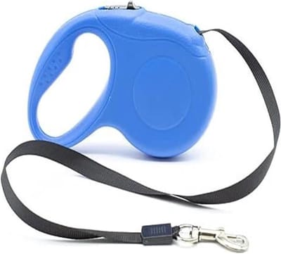 Intrekbare Hondenriem - Rolriem Hond Uitschuifbare Riem - Hond Uitlaten - Antisliphandvat - 5 meter - Blauw