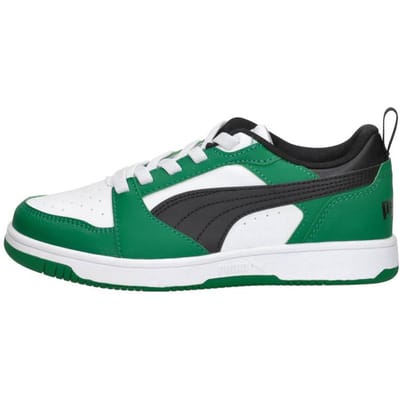 PUMA Puma Rebound V6 Lo AC PS FALSE Sneakers - PUMA White-PUMA Black-Archive Green