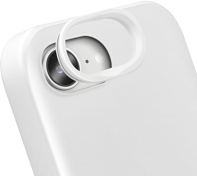 Rhinoshield, Lens Protector geschikt voor iPhone 16e - Reinforced Contour & Anti-Scratch, Wit