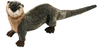 Realistisch Knuffeldier Otter Pluche, 18 cm Hoog