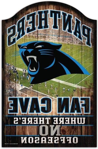 Houten Bord - Team Decoratie - Sportfans Uiten - Officieel Gelicentieerd - 11x17 Inch - Zwart