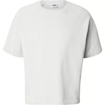 Urban Classics - Contrast Seam Peached Heavy Heren Tshirt - S - Grijs
