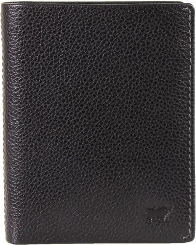 Braun Büffel Portemonnee Prato RFID Wallet High 8CS Schwarz Zwart