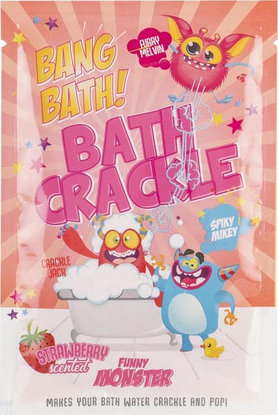 2 stuks - Bath Crackle - Bang Bath - Funny Monster - Maakt het water kraken en pop - Badbruis - Per 2