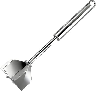 Gehaktmolen - Vleesmolen Burgerpers - Maaltijdbereiding Thuis - Roestvrij Staal - 26 cm - Zilverkleurig