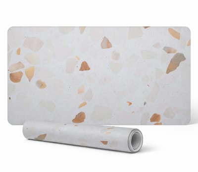 Terrazzo Pastel Antislip Gaming Muismat 90x45 cm