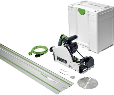 Festool TSV 60 KEBQ-Plus-FS Invalzaag met voorritsfunctie in Systainer + FS 1900/2 Geleiderail - 577743