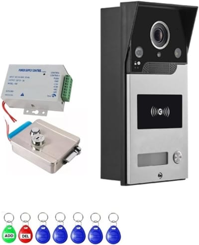 Video Intercom Deurbel - Slimme Deurtelefoon - Thuis Beveiliging - 1080P Nachtzicht - 173x85x41mm - Zwart