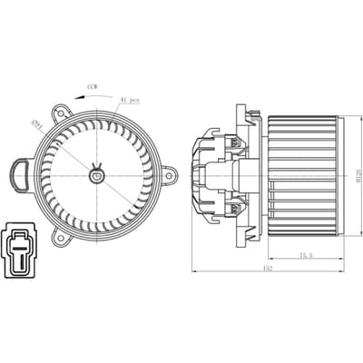 Binnenventilator NRF 34279