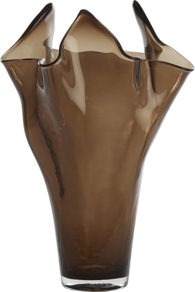 Light&living Vaas Ø31x46 cm AIORA glas donker bruin
