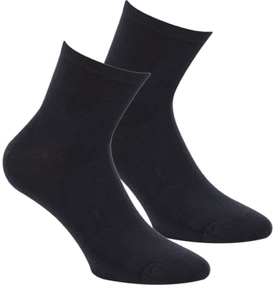 Boru Bamboo - Quarter Sokken - Navy - 36-40 - Bamboe Sokken - 2-pack - Naadloos - Hypoallergeen - Thermo Control - Unisex - 2302