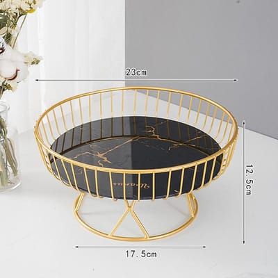 Europese Lichte Luxe Keramische Fruitschaal Creatieve Woonkamer Huis Fruitmand Afternoon Tea Snoep Dessert Stand Dessertschotel fruit plate