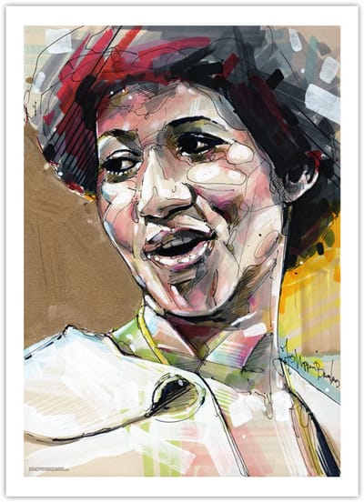Rhythm en blues poster 50x70 cm