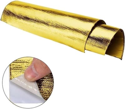 Isolatietape - Warmtefolie Geluidsisolatie - Voertuig Geluiddicht Maken - Hittebestendig Beschermend - 100x120cm - Goud