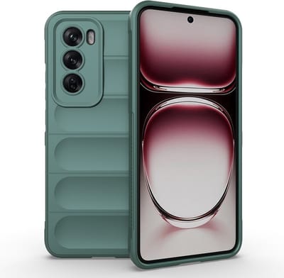 Coverup Hoesje - Geschikt voor OPPO Reno12 Pro Hoesje - Coverup Hands-On Rugged Back Cover - Groen