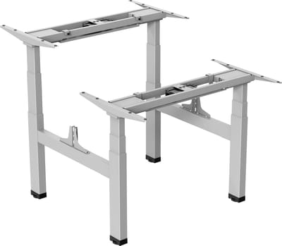 Ergo Office - Elektrisch bureau dubbel hoogteverstelbaar | max hoogte 128cm, max 125kg x2 | Zonder tafelblad