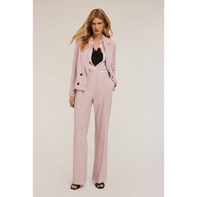 Motivi Palazzo Trousers With Pleats Pink Maat: 32 | Pantalons Outlet | Dames | Roze