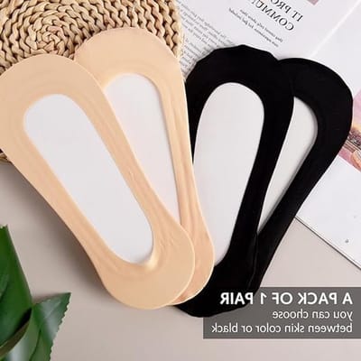 Zes Paar Ultra Lage Onzichtbare Kousen voor Dames - Perfect voor Loafers, Boots en Flats