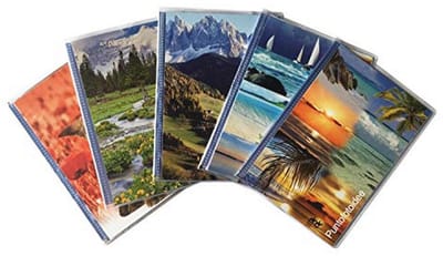 Persoonlijke fotoalbums set van 10 met omslag - Transparant 10 x 15/20 cm