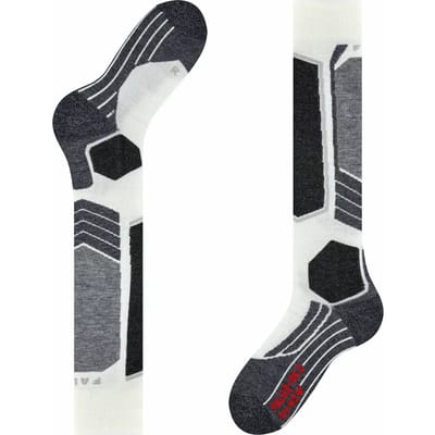 FALKE SK2 warm dik wol functioneel materiaal skisokken dames wit - maat 37-38
