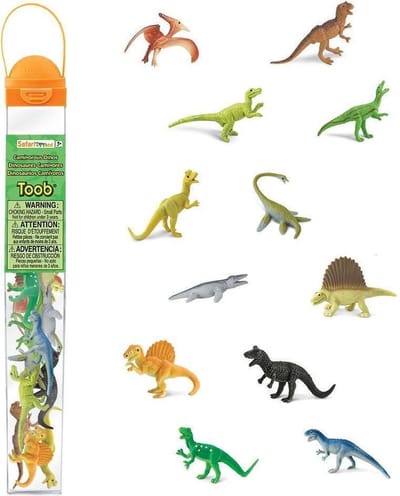 Safari Speelfigurenset Carnivorous Dinos Junior 12-delig