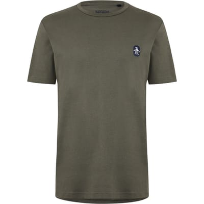 Original Penguin Heren Basic T-shirt met ronde hals (Stoffige Olijf)