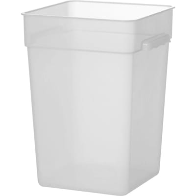 HENDI voedselcontainer 20 liter transparant BPA-vrij met schaalverdeling stapelbaar magnetronbestendig horeca