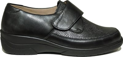 Solidus -Dames - zwart - lage gesloten schoenen - maat 39.5