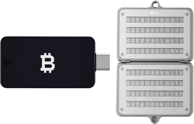 BitBox02 Bitcoin Only + Ellipal Seed Phrase Steel