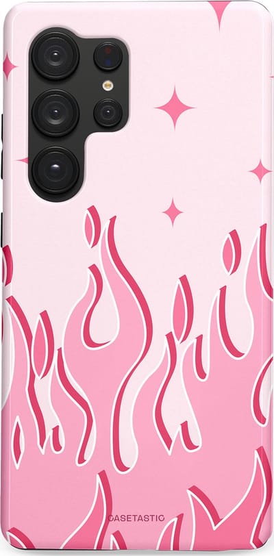 Casetastic Hoesje Geschikt voor Samsung S25 Ultra - Stijlvolle Beschermende Duo-layer Case - Twinkelvuur