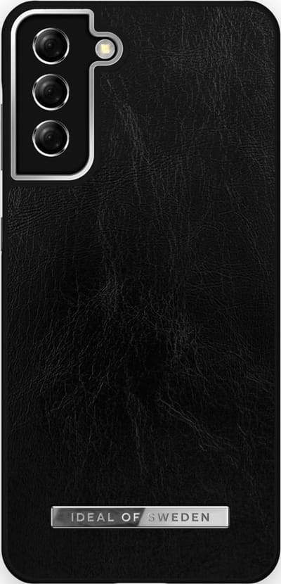 ideal of sweden fashion case atelier geschikt voor samsung galaxy s21+ glossy black silver