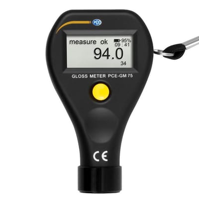 PCE Instruments Glansmeter GM 75 - meetoppervlak Ø 4,5 mm - geheugen 1245 meetwaarden