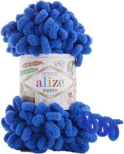 Alize Puffy 141 Hard Blue Pakket 5 bollen 100 Gram