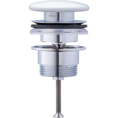 Duravit Toebehoren - Push-Open afvoerplug, 1 1/4, wit 0050790000