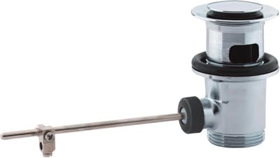 Afvoergarnituur - Wastafelkraan onderdelen - Badkamer Installatie - Metaal Gepolijst - 1 1/4 inch - Zilver