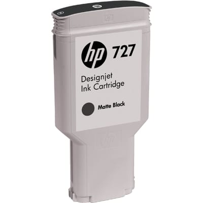Originele HP inktcartridge 727, enkele verpakking, matzwart