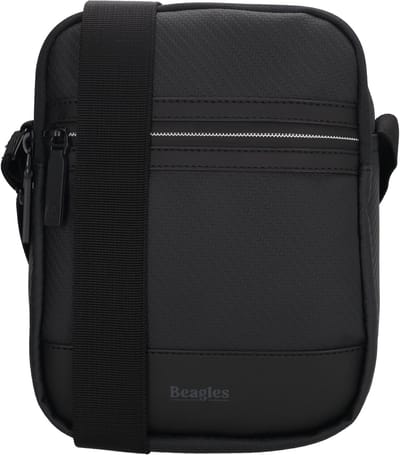 Beagles Hida Schoudertas - Crossbody - Dames - Heren - Tablet - Unisex - Zwart