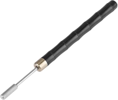 Dailygoods- Dye Roller - Sandelhout Handvat - Roestvrij Staal - Olie Pen - Lederen DIY Ambacht - Verf Bron - Ergonomisch Ontwerp - Randkleurstofpen