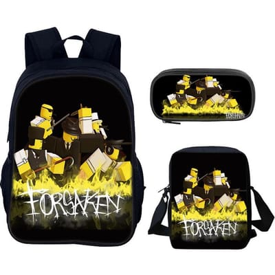 Verlaten Gubby Basisschool en Middelbare School Leerlingen Schooltas Rugzak Lunchtas Etui Schooltas 3 stuks/set
