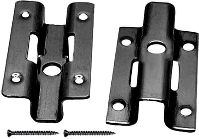 Terrasclips Set - Verborgen Bevestigers - Decking Monteren - Roestvrij Staal - 7 mm Clips - Zwart