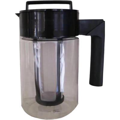 Cold Brew Koffiezetapparaat Waterkoker met filterhandvat Ontwerp Luchtdichte afdichting Lekbestendig Ijskoffie Theemaker Waterkoker 900ml gray