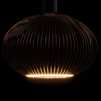 Segula LED Floating Filo zwart Oval300 E27 6W 2.200 K dimbaar