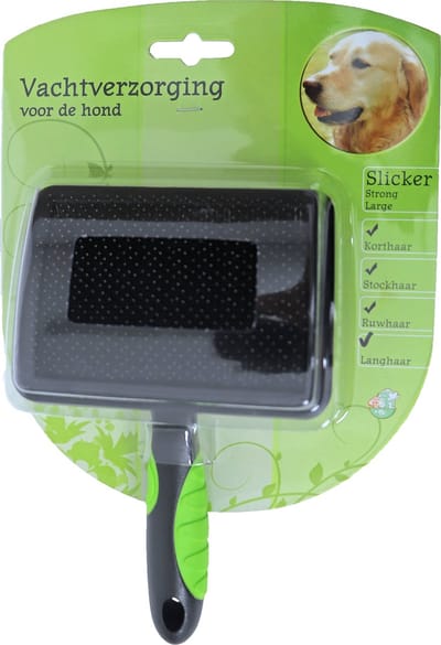 Boon Vachtverzorging Hond Hondenborstel Slicker Strong L
