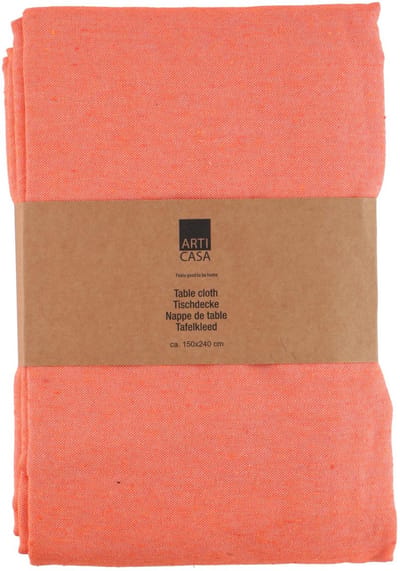 Table cloth orange