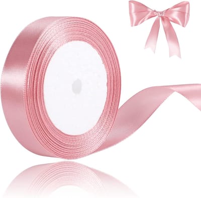 Roze Satijnen Cadeaulint 22m x 2cm voor Verjaardagen, Bruiloften en Feestdecoraties