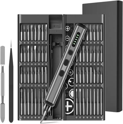 Elektrische Schroevendraaier Set - Precisie Tool - Kleine Reparatie - 68 Delige Set - Compact Formaat - Multicolor
