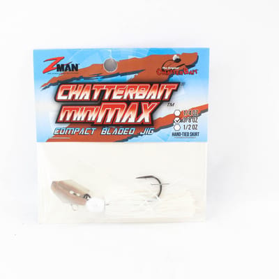 Zman Chatterbait Mini Max Zinkend Kunstaas 3/8 Oz Pearl Ghost (8859)