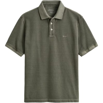 Gant 2014057 Korte Mouw Poloshirt Groen L Man