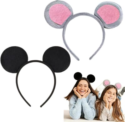 Schattige muizenoortjes haarband voor kinderen, perfect voor feestjes en kostuums