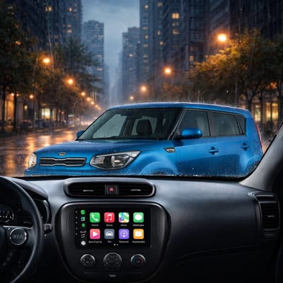 ADIVOX 9 inch T1 geschikt voor Kia Soul 2015-2018 Android 15 CarPlay/Auto/Wifi/RDS/DSP/NAV/DAB+